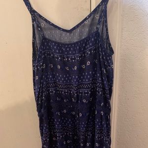 Navy blue romper